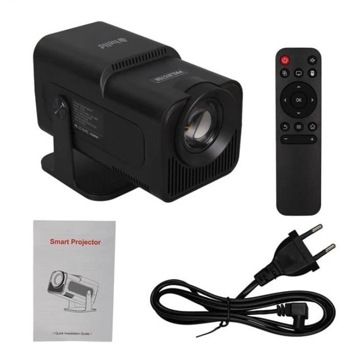 Hello HY320 Android 11 Akıllı LED Ayarlanabilir Projeksiyon FHD Kablosuz Görüntü Aktarım Destekli Ev Sinema Sistemi