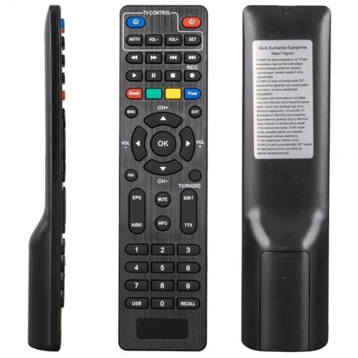 HEY 40129 Sungate Sunplus Astra Falcon FULL HD Özelli̇kli̇ Uydu Kumanda