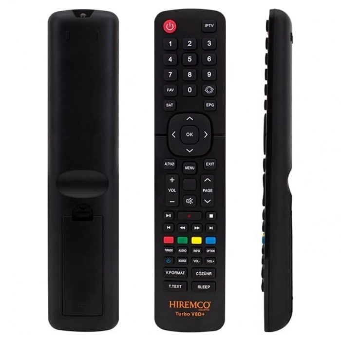 Hiremco Turbo V8D+ Uydu Alıcı Kumandası