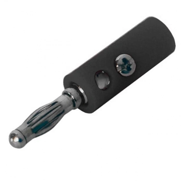 IC-238A Fiş Banan Jack Siyah CX-03