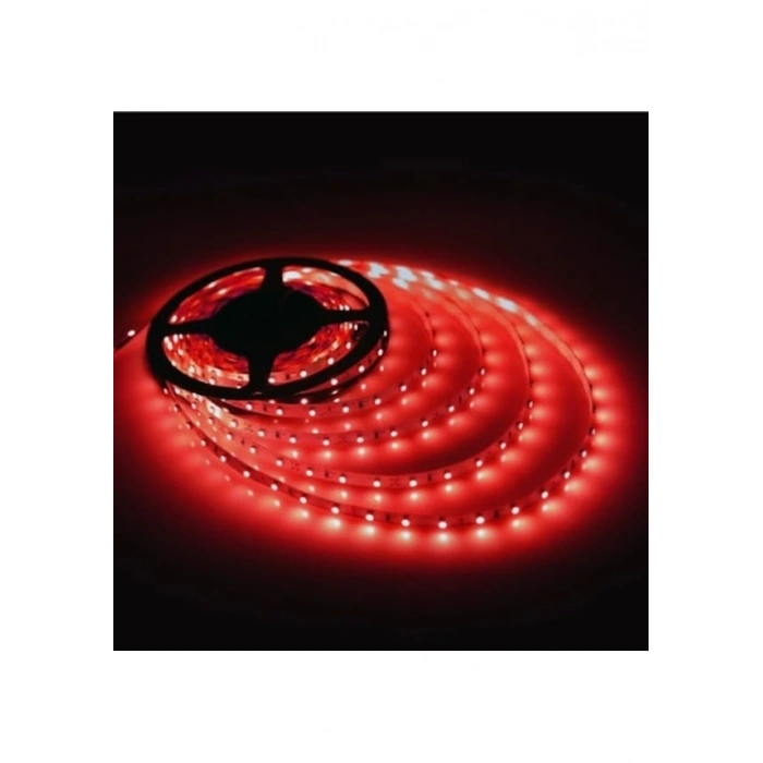Ledwell 5050-3 İç Mekan 60 Led 5mt Kırmızı Şerit Led