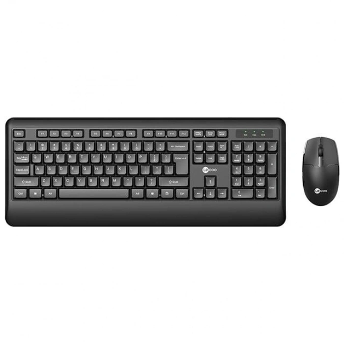 Lenovo Lecoo KW202 Kablosuz Q Klavye - Mouse Set Siyah