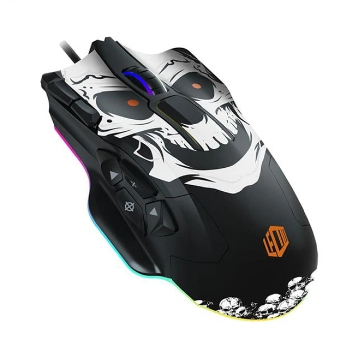 Lenovo Lecoo MG1102 8200 DPI 10 Makro Tuşlu Kablolu RGB Ledli Gaming Mouse + Mousepad