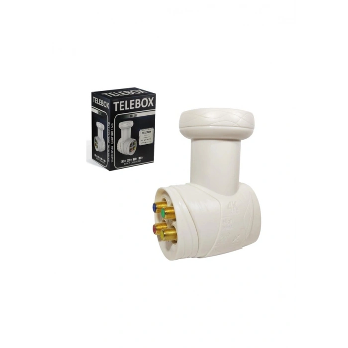 Lnb Dörtlü Santral Quattro Gold 0.1db 3d Fhd 4k Telebox Tb-xc