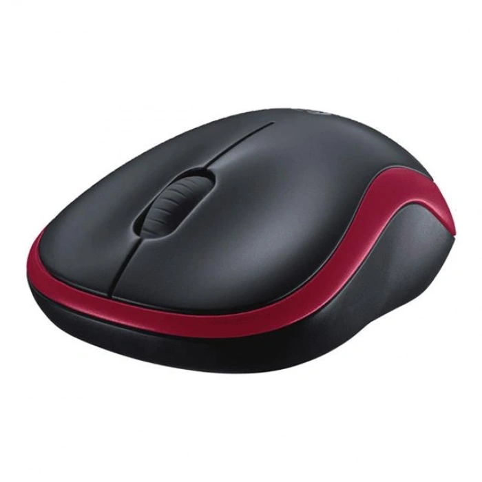 Logitech M185 Kablosuz Kırmızı Mouse