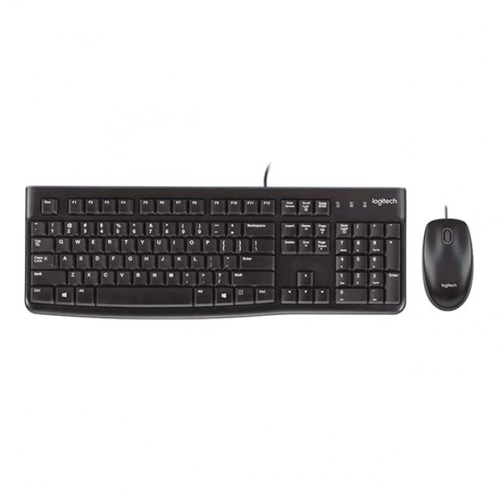 Logitech MK120 Usb Q Siyah Kablolu Klavye + Mouse Set