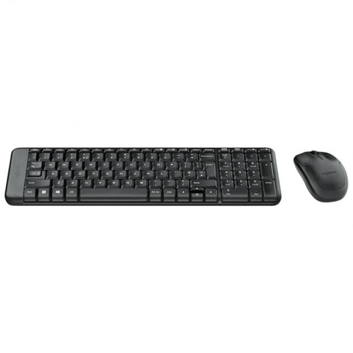 Logitech MK220 Q Tr Siyah Kablosuz Klavye Mouse Set