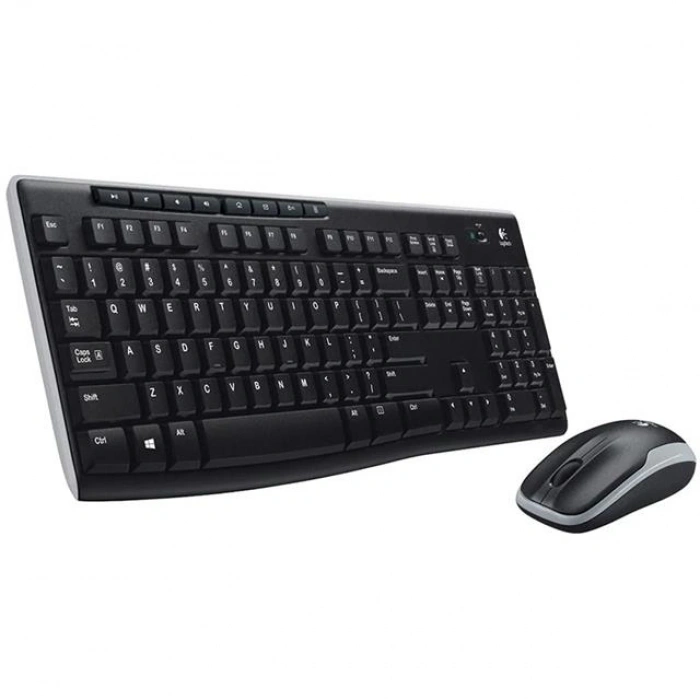 Logitech MK270 Kablosuz Klavye Set Mm Q Tr Siyah