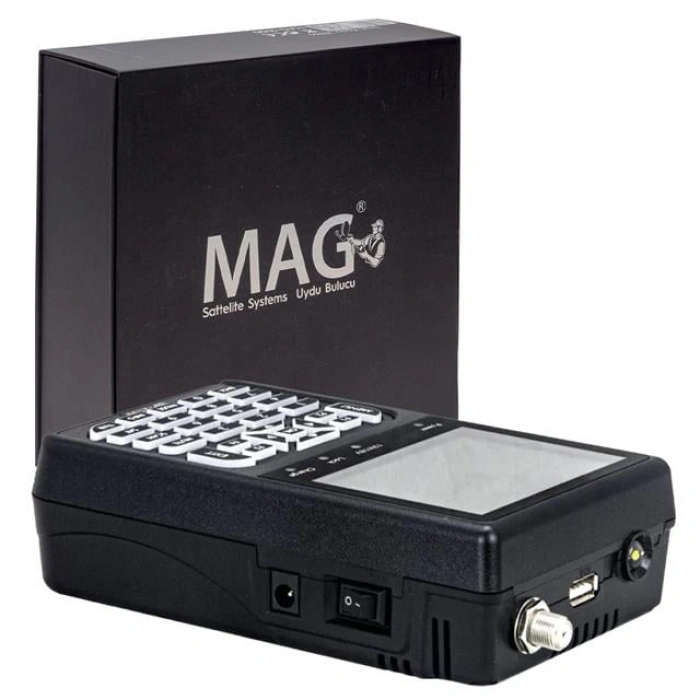 Mag MAG-2100 3.5 DVB-S/S2 LCD Ekran Görüntülü HD Uydu Yön Sinyal Bulucu