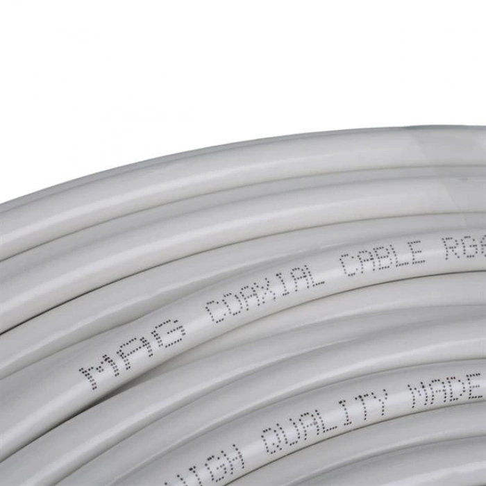 Mag RG6-U4 Bakır SAT1 Anten Kablosu 100 Mt