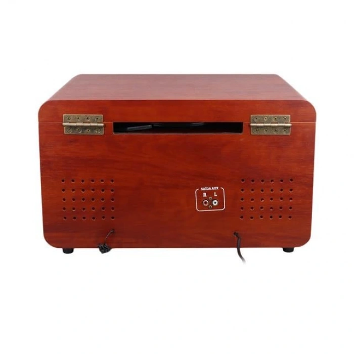 MagicVoice F29 Retro Vintage Çanta Pikap - CD - Radyo - Bluetooth - Aux - USB Mp3 Çalar