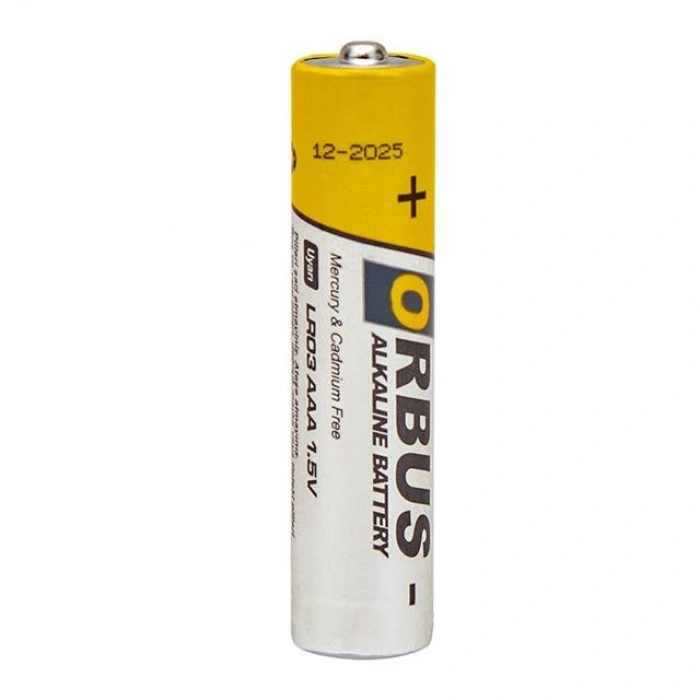 Orbus ORB-LR03-4B 1.5V AAA 60 Adet Alkalin İnce Kalem Pil