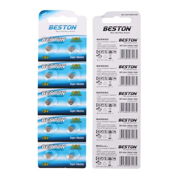 Oxford AG4 LR626 Alkalin Saat Pili 10lu Paket
