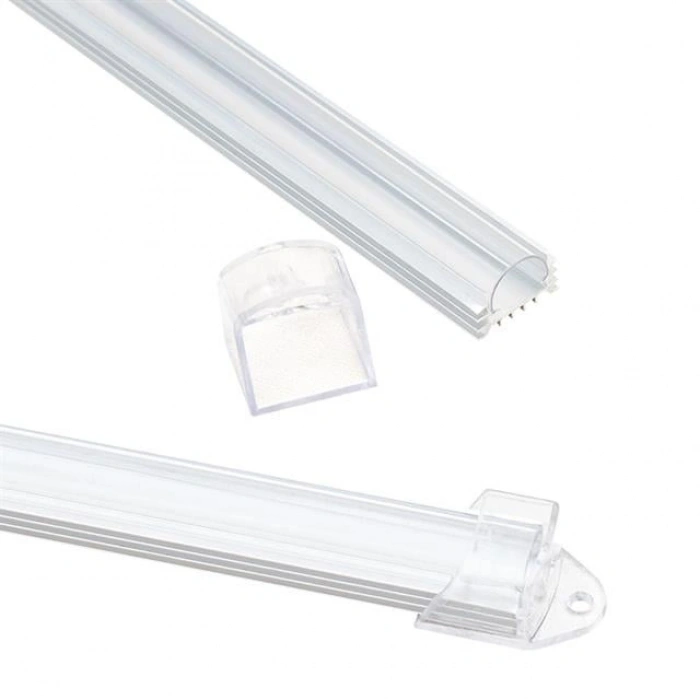Powermaster 1 Metre Neon Şeffaf Alüminyum Kasa