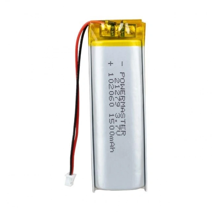 Powermaster PM-21279 3.7V 1000mAh 102060 3.5mm Soketli Lityum Polimer (Li-Po) Batarya Şarj Edilebilir Pil