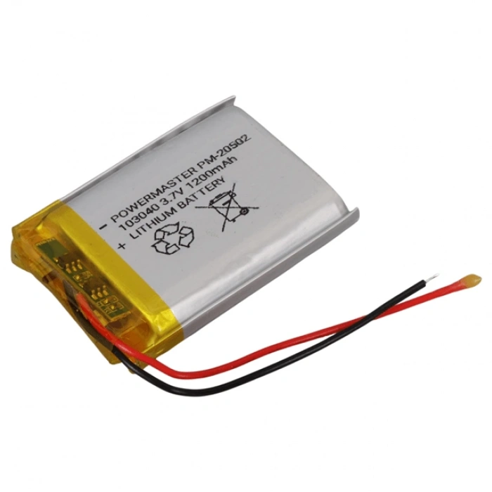 PowerMaster 103040 3.7 Volt 1200 mAh Lityum Polimer Pil