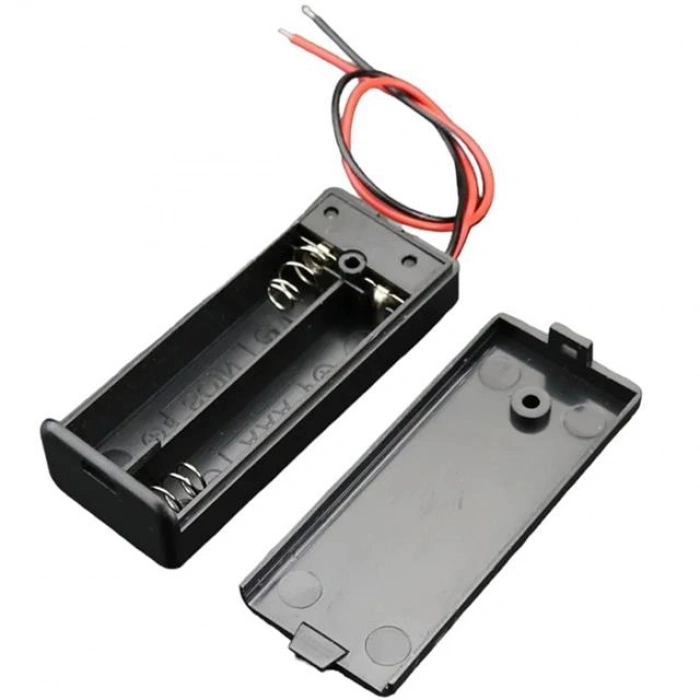 Powermaster  2li AA Kapaklı Switchli Pil Yuvası (IC-233C