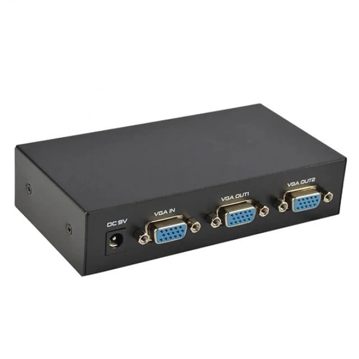 Powermaster VGA-2002 2 Port 200 Mhz 1920x1440 Vga Splıtter Dağıtıcı