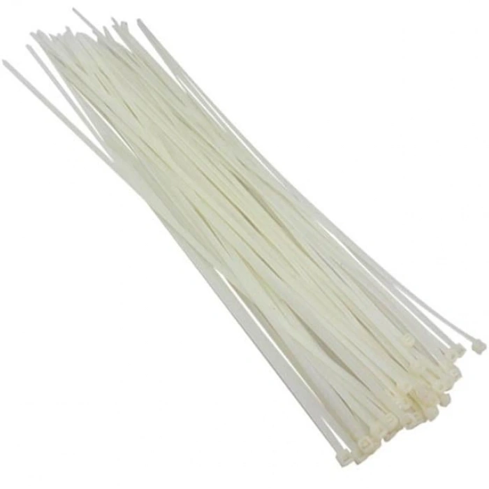 Powermaster PM-411 Beyaz 20 Cm 3.6 Mm Kablo Bağı (100lü Paket)
