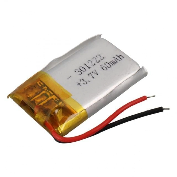 PowerMaster 301222 3.7V 60mAh Lityum Polimer (Li-po) Batarya Ciklet Pil