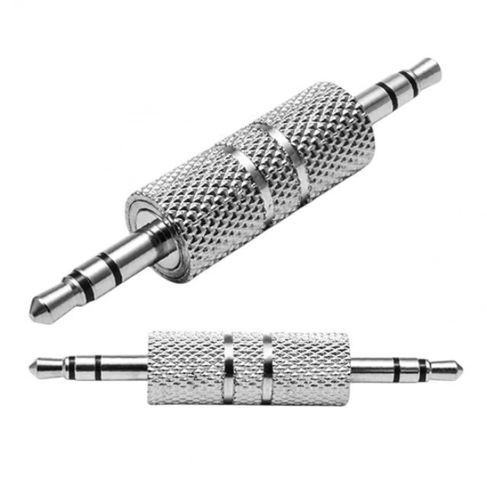 Powermaster 3.5 Mm Stereo Aux Erkek/Erkek Ara Metal Jack