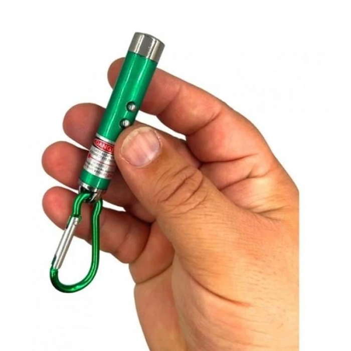 Powermaster 3in1 Kırmızı Laser Point ve El Feneri