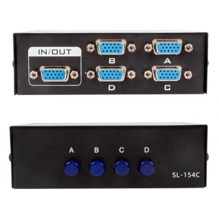 Powermaster 4 Port Vga Switch
