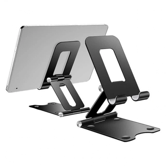 Powermaster A30 Masaüstü Metal Telefon Stand Tutacağı Çift Eksenli Katlanabilir