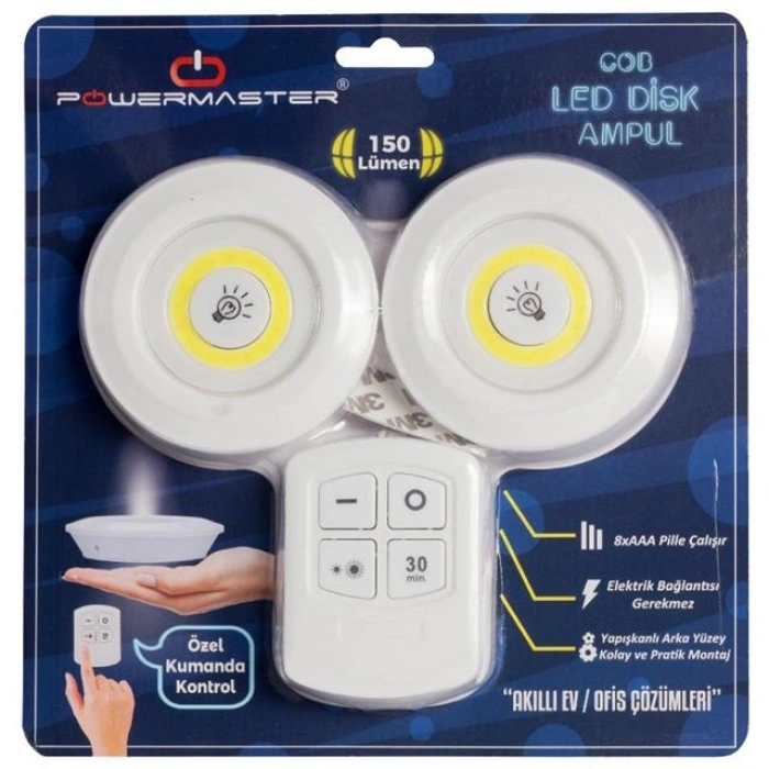 Powermaster Cob Led Kabin Ampul Kumandalı