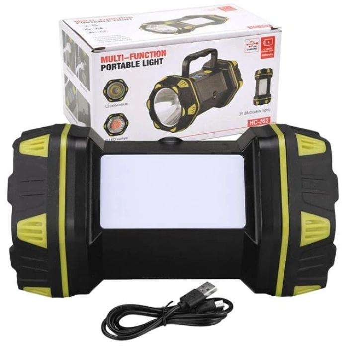 Powermaster Çok Fonksiyonlu 3in1 Taşınabilir Işıldak HC-262