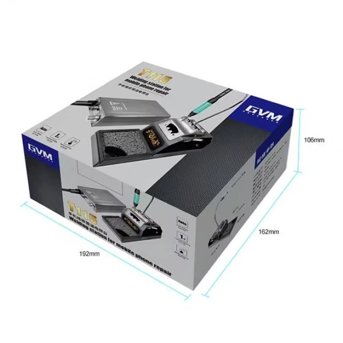 PowerMaster GVM-T115 45 Watt SMD Havya İstasyonu 120-450 Derece