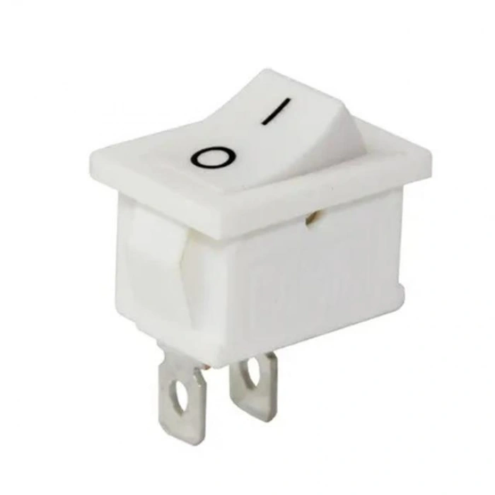 Powermaster IC-125B-1 Mini Beyaz Işıksız ON-OFF Anahtar