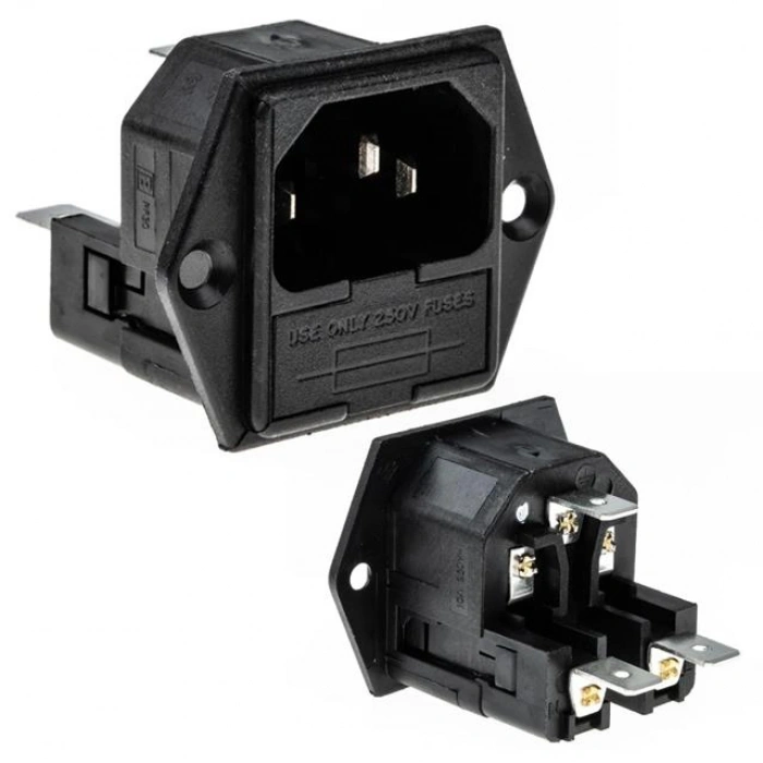 PowerMaster IC-213B C14 Power Şase Çift Fuselli Kulaklı