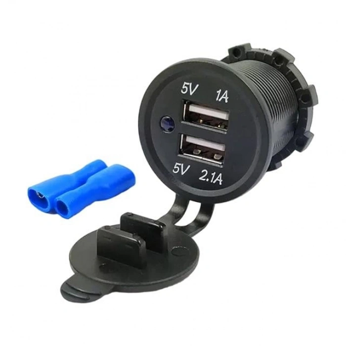 PowerMaster IC-266C Pano Tipi USB-A Giriş 8-32V Çıkış 5V 1A-2,1A