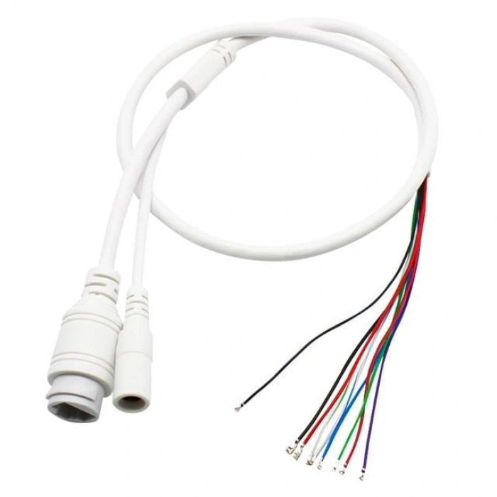 Powermaster PM-16317 IP Kamera Montaj ve Bağlantı Kablosu (RJ45 + DC Soket Seti)