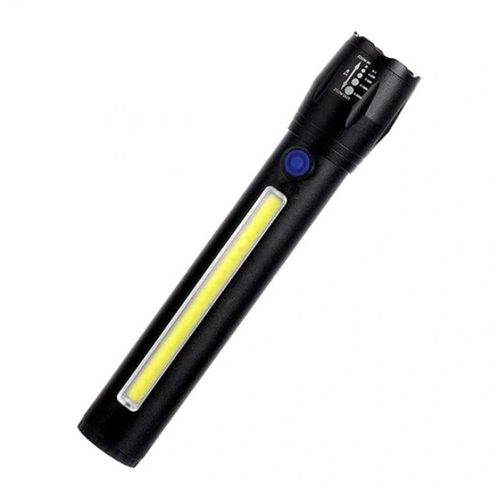 Powermaster PM-14621 Metal Şarj Edilebilir Zoomlu 4 Çalışma Modlu Power Led El Feneri