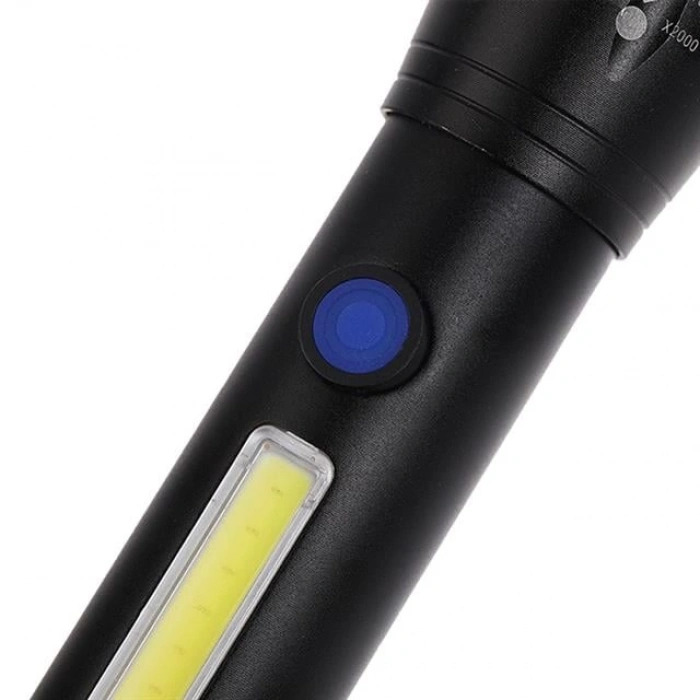 Powermaster PM-14621 Metal Şarj Edilebilir Zoomlu 4 Çalışma Modlu Power Led El Feneri