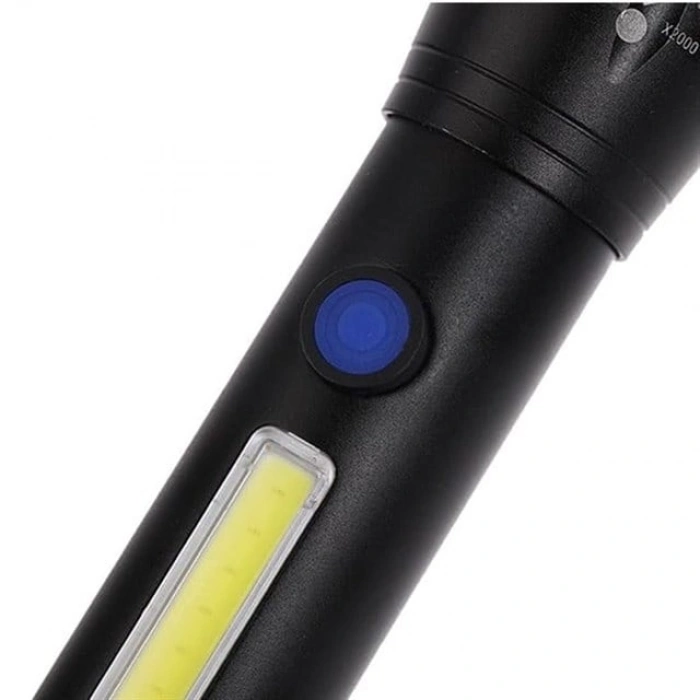 Powermaster PM-14621 Metal Şarj Edilebilir Zoomlu 4 Çalışma Modlu Power Led El Feneri