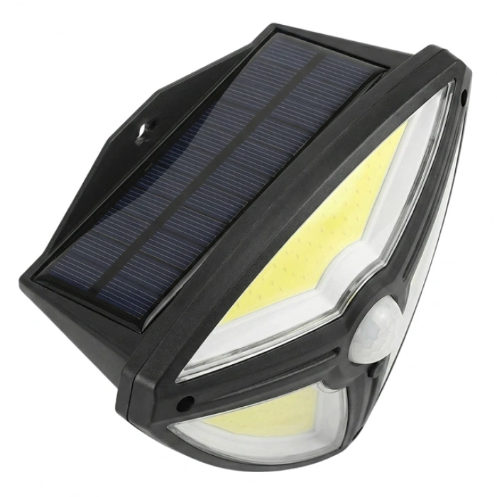 Powermaster MX-1219B 150 Cob Ledli Sensörlü 3 Modlu Solar Duvar Lambası