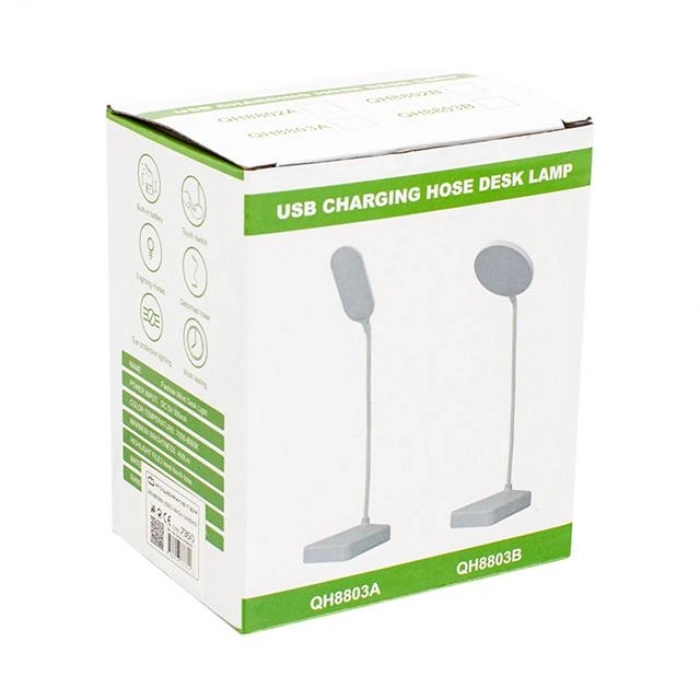 Powermaster MX-8802B Üç Modlu Masa Çalışma Lambası Akrobat USB Şarjlı Dokunmatik Düğmeli