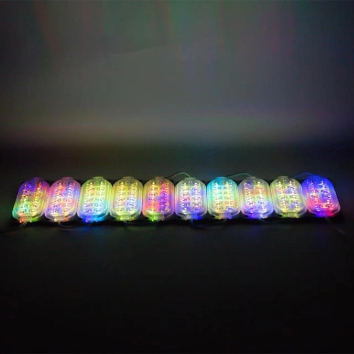 Powermaster Parlak Yanıp Sönen RGB 24 Volt 1.2 Watt  2835 Modül Led