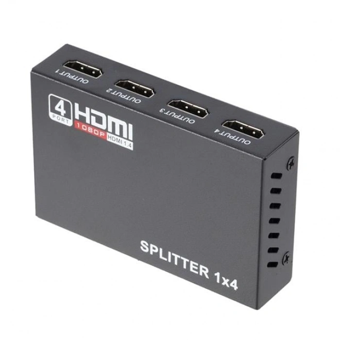 Powermaster PM-12081 1080P 4KX2K 4 Port HDMI Splitter Dağıtıcı 1.4V