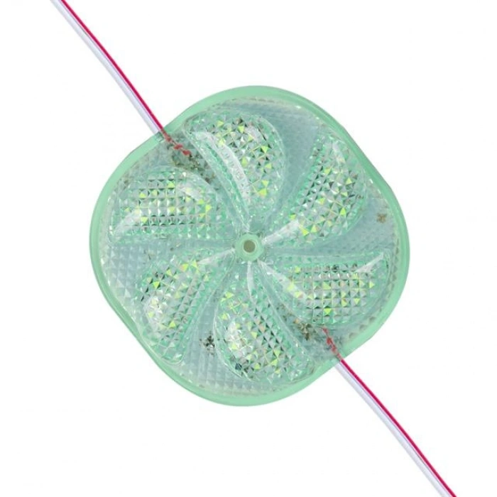 PowerMaster PM-14707 12 Volt 3 Watt Yeşil Sabit 6565-2835 Modül Led 65x65x12mm