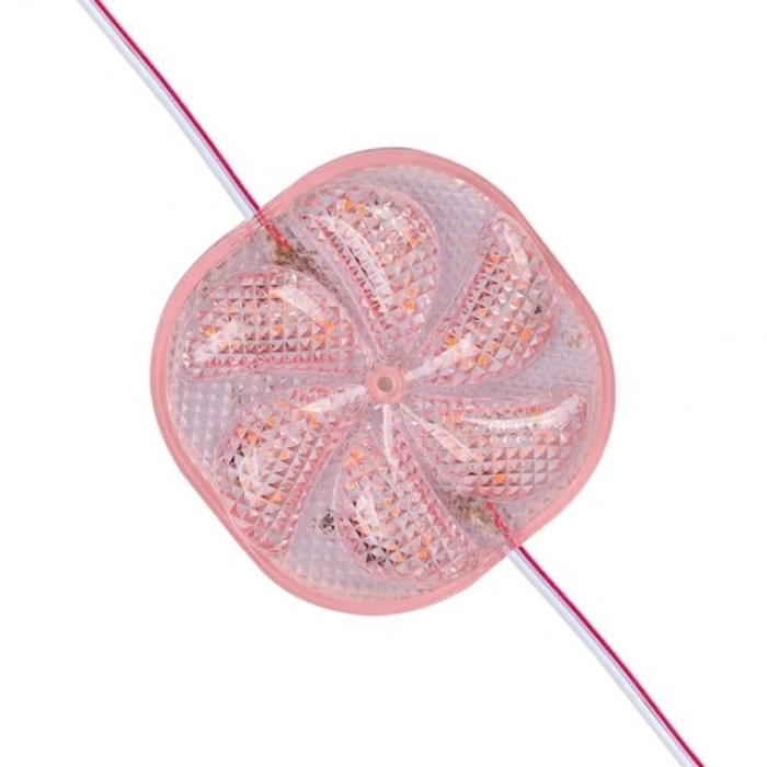 PowerMaster PM-14709 12 Volt 3 Watt Pembe Sabit 6565-2835 Modül Led 65x65x12mm