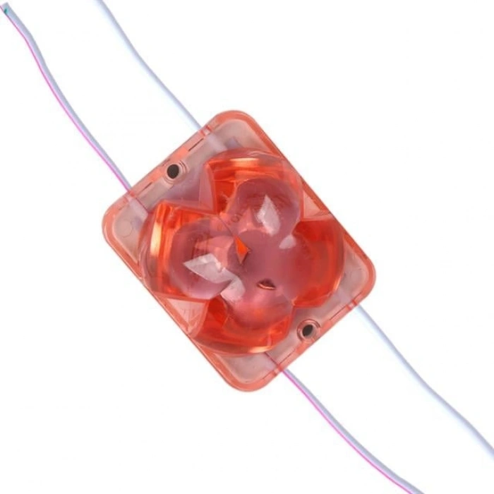Powermaster PM-14720 12 Volt 2 Watt Kırmızı Sabit 4333-3030 Modül Led 43x33x28mm