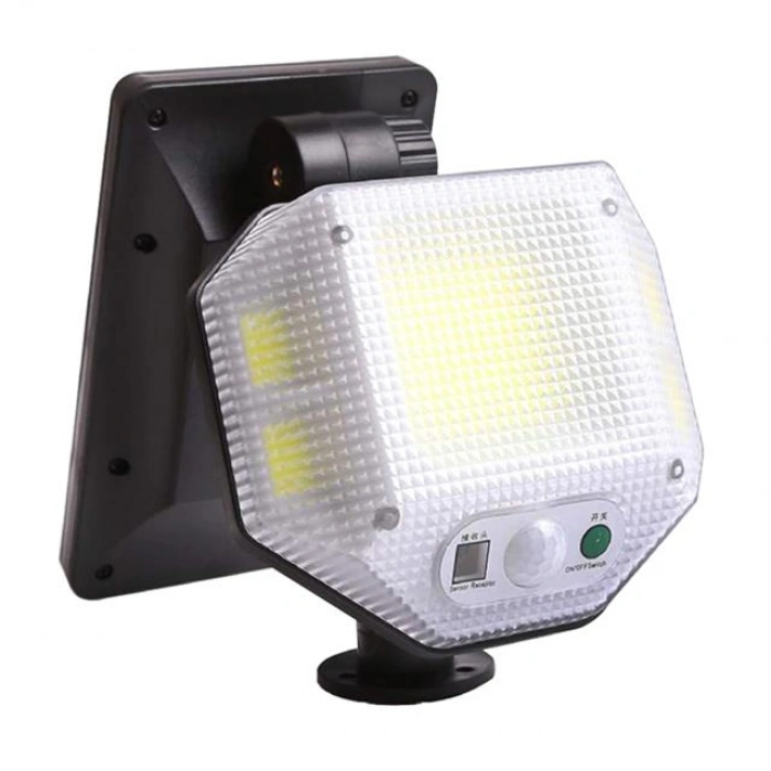 Powermaster PM-14917 Sensörlü Kumandalı 3 Kademeli Solarlı Bahçe Aydınlatma Lambası