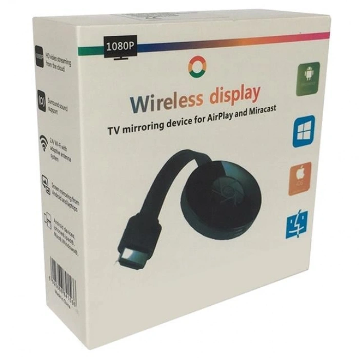 Powermaster G2-4 Google Chromecast Android-iOS Kablosuz Görüntü Aktarıcı