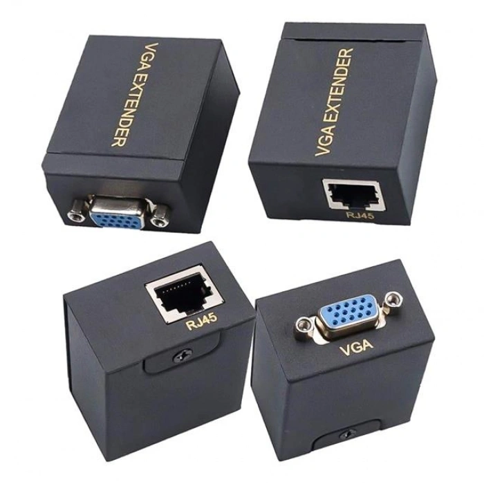 Powermaster PM-17297 VGA CAT5-CAT6 60 Metre Extender Uzatıcı