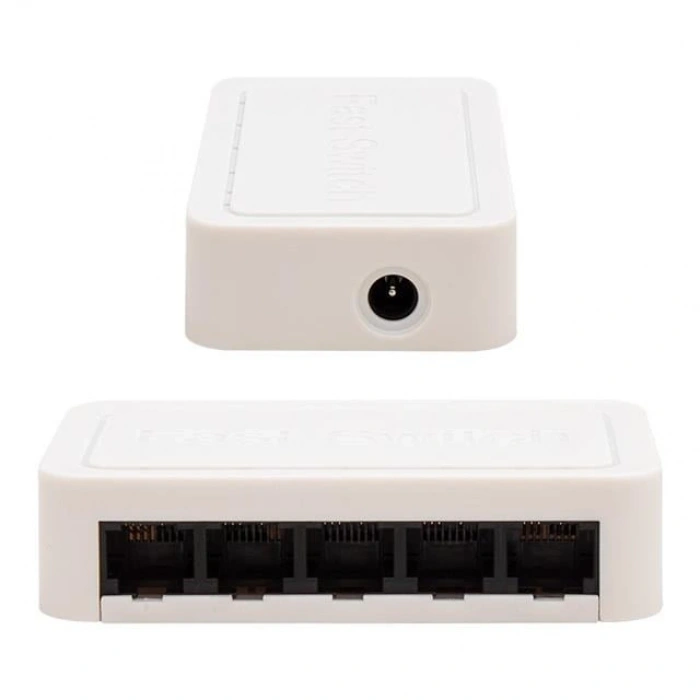 PowerMaster PM-17647 5 Port 10/100 Mbps Ethernet Switch