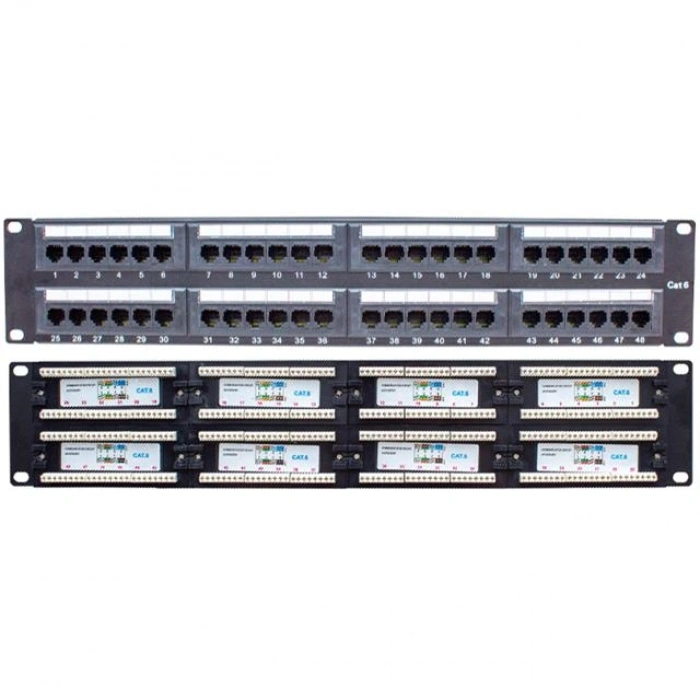 Powermaster PM-18501 48 Port UTP CAT6 Patch Panel